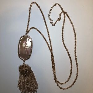 Rose Gold Iridescent Kendra Scott Rayne Necklace